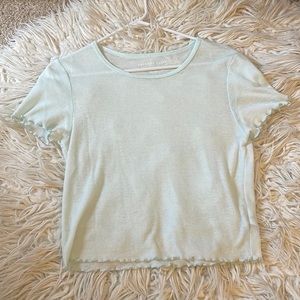 Light mint baby tee from American Eagle